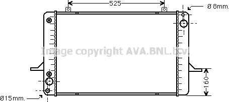 Prasco FD2034 - Radiator, racire motor aaoparts.ro