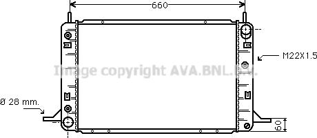 Prasco FD2194 - Radiator, racire motor aaoparts.ro