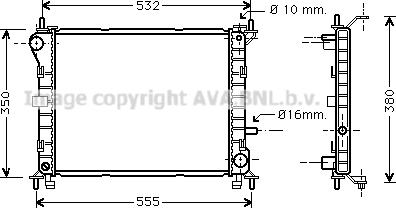 Prasco FD2263 - Radiator, racire motor aaoparts.ro