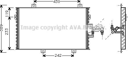 Prasco FT5153 - Condensator, climatizare aaoparts.ro