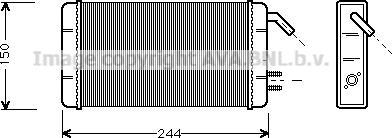 Prasco FT6082 - Schimbator caldura, incalzire habitaclu aaoparts.ro