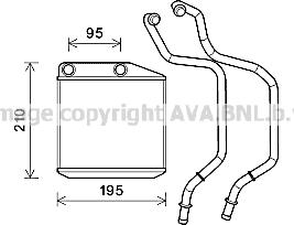Prasco FT6313 - Schimbator caldura, incalzire habitaclu aaoparts.ro