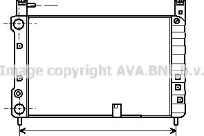 Prasco FT2055 - Radiator, racire motor aaoparts.ro