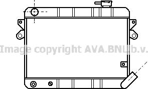 Prasco FT2030 - Radiator, racire motor aaoparts.ro