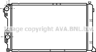 Prasco FT2070 - Radiator, racire motor aaoparts.ro