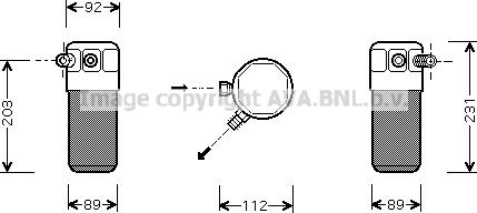 Prasco FTD105 - Uscator,aer conditionat aaoparts.ro