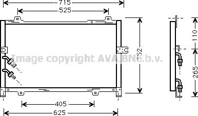 Prasco HD5099 - Condensator, climatizare aaoparts.ro