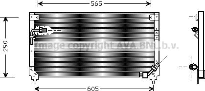 Prasco HD5098 - Condensator, climatizare aaoparts.ro