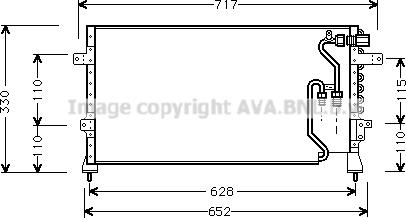 Prasco HD5082 - Condensator, climatizare aaoparts.ro
