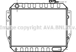 Prasco IS2010 - Radiator, racire motor aaoparts.ro