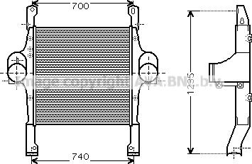 Prasco IV4067 - Intercooler, compresor aaoparts.ro