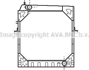 Prasco IV2011 - Radiator, racire motor aaoparts.ro