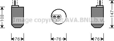 Prasco JRD028 - Uscator,aer conditionat aaoparts.ro