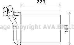 Prasco KA6167 - Schimbator caldura, incalzire habitaclu aaoparts.ro