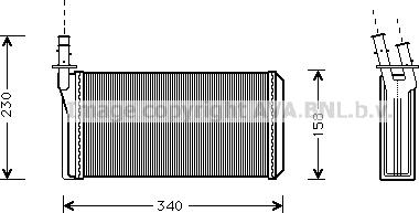 Prasco LC6074 - Schimbator caldura, incalzire habitaclu aaoparts.ro
