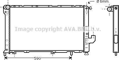 Prasco LC2034 - Radiator, racire motor aaoparts.ro