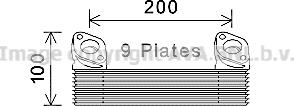 Prasco MN3090 - Radiator ulei, ulei motor aaoparts.ro