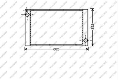Prasco MN308R002 - Radiator, racire motor aaoparts.ro