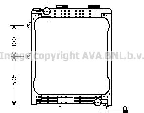 Prasco MN2007 - Radiator, racire motor aaoparts.ro