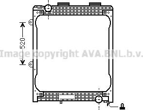 Prasco MN2074 - Radiator, racire motor aaoparts.ro