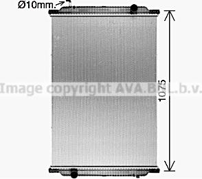 Prasco MN2112N - Radiator, racire motor aaoparts.ro