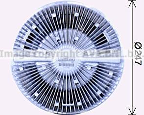 Prasco MNC106 - Cupla, ventilator radiator aaoparts.ro