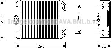 Prasco MS6171 - Schimbator caldura, incalzire habitaclu aaoparts.ro
