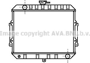 Prasco MT2008 - Radiator, racire motor aaoparts.ro