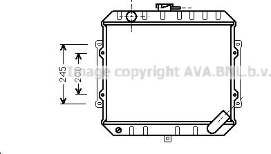 Prasco MT2002 - Radiator, racire motor aaoparts.ro