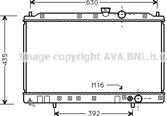 Prasco MT2077 - Radiator, racire motor aaoparts.ro