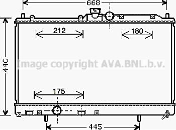 Prasco MT2195 - Radiator, racire motor aaoparts.ro