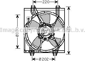 Prasco MT7526 - Ventilator, radiator aaoparts.ro