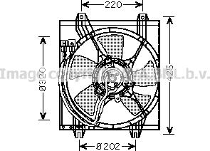 Prasco MT7527 - Ventilator, radiator aaoparts.ro