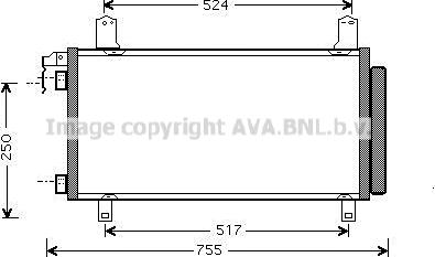Prasco MZ5158D - Condensator, climatizare aaoparts.ro