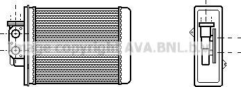 Prasco MZ6067 - Schimbator caldura, incalzire habitaclu aaoparts.ro