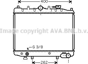 Prasco MZ2083 - Radiator, racire motor aaoparts.ro