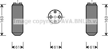 Prasco MZD150 - Uscator,aer conditionat aaoparts.ro