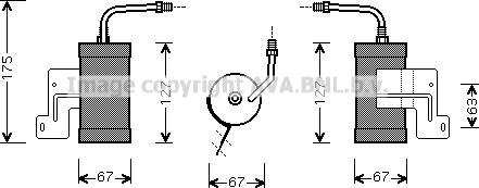 Prasco MZD165 - Uscator,aer conditionat aaoparts.ro