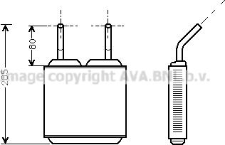 Prasco OL6115 - Schimbator caldura, incalzire habitaclu aaoparts.ro