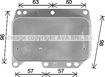 Prasco OL3710 - Radiator ulei, ulei motor aaoparts.ro