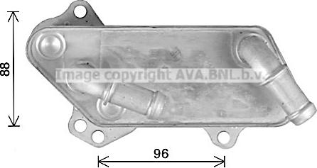 Prasco OL3711 - Radiator ulei, ulei motor aaoparts.ro