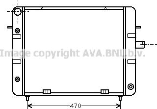 Prasco OL2080 - Radiator, racire motor aaoparts.ro