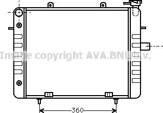 Prasco OL2037 - Radiator, racire motor aaoparts.ro