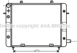 Prasco OL2071 - Radiator, racire motor aaoparts.ro