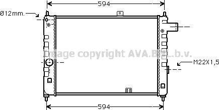 Prasco OL2156 - Radiator, racire motor aaoparts.ro