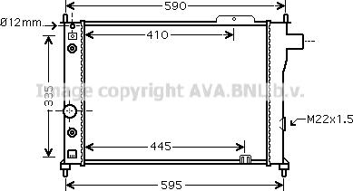 Prasco OL2128 - Radiator, racire motor aaoparts.ro