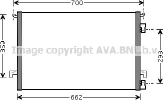 Prasco OLA5457 - Condensator, climatizare aaoparts.ro