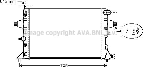 Prasco OLA2254 - Radiator, racire motor aaoparts.ro