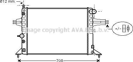 Prasco OLA2256 - Radiator, racire motor aaoparts.ro