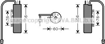 Prasco OLD458 - Uscator,aer conditionat aaoparts.ro